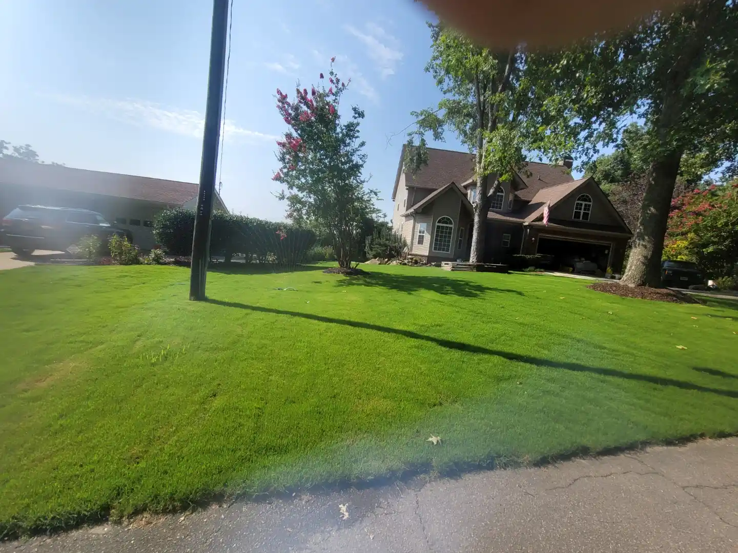 Completed landscaping project 1